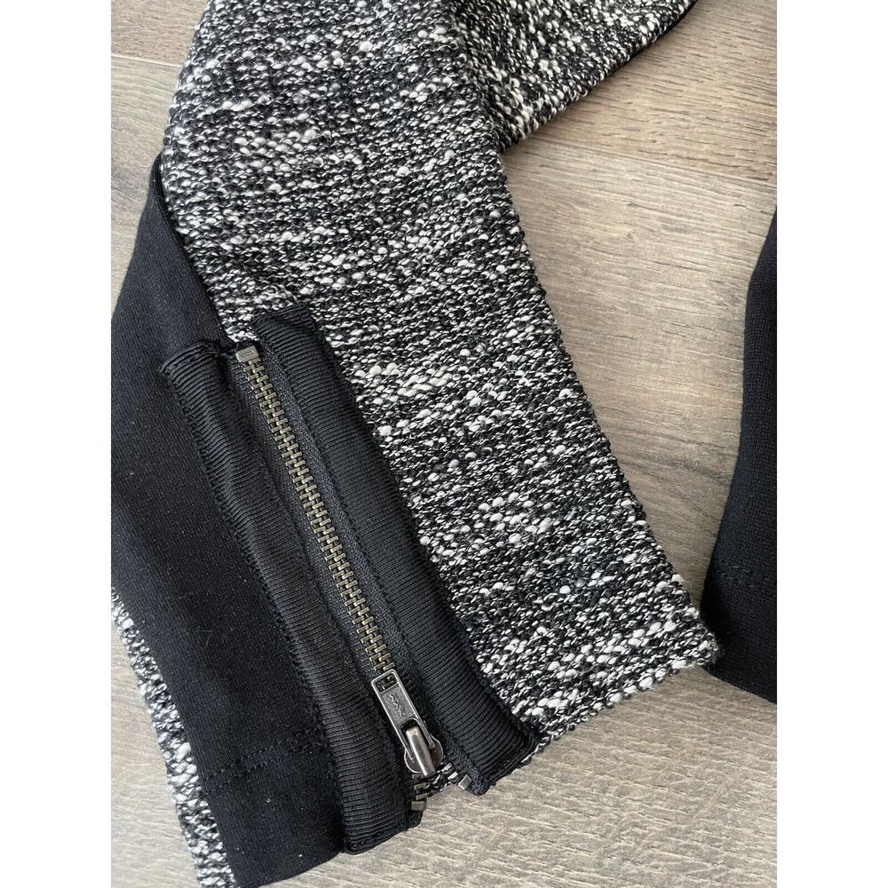 Eileen Fisher Jacket Womens 2P 4P Tweed Blazer PP Gray Black Minimalist - Picture 15 of 16